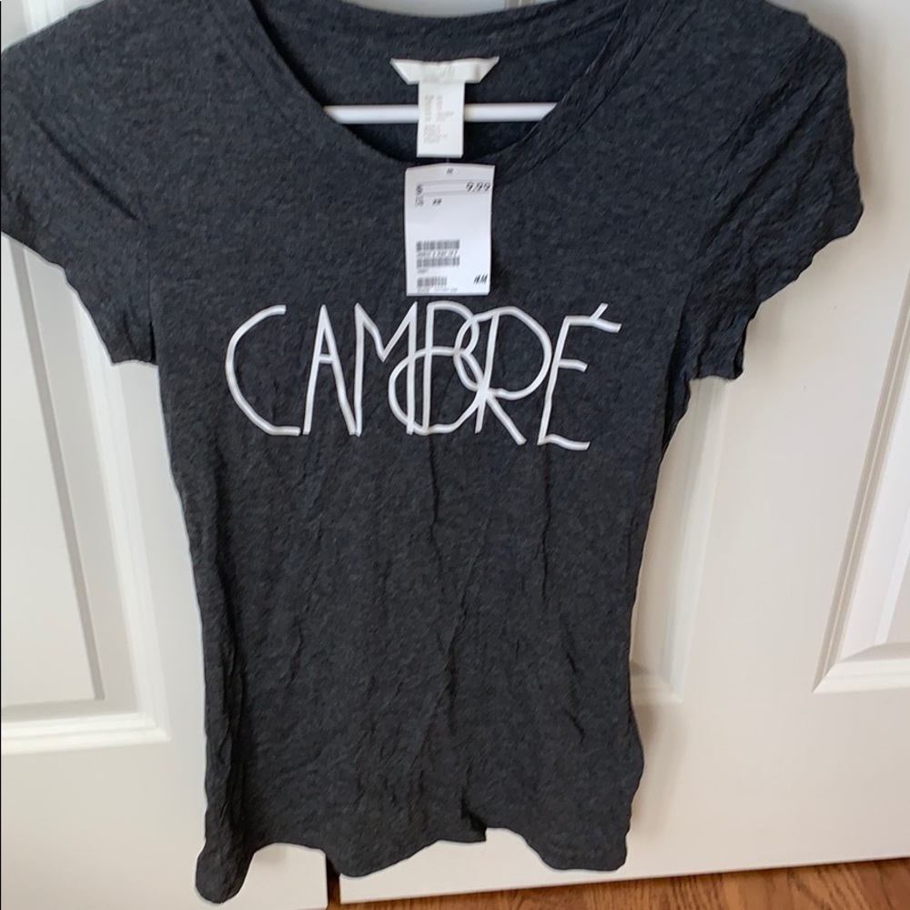 NWT H&M French Graphic Tee